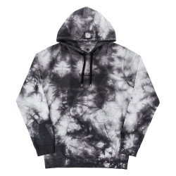 black and blue tie dye hoodie