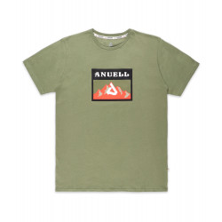 Anuell Crater Mons Organic T-Shirt Olive