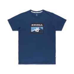 Anuell Crater Mare Organic T-Shirt Navy