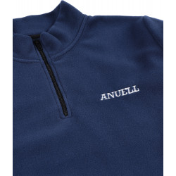 Anuell Kozor Fleece Half Zip Sweatshirt Navy Light Blue