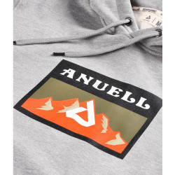 Anuell Crator Mons Organic Hoodie Heather Grey